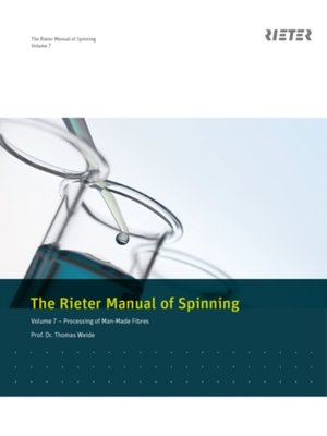 cover image of Rieter Manual of Spinning--Volume 7